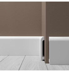 Плинтус напольный из ударопрочного полимера Н3 в Новосибирске