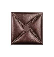 Мягкая стеновая панель из экокожи Stella - Nut в Новосибирске