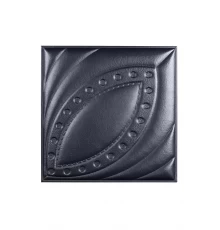 Мягкая стеновая панель из экокожи Petal 400х400 мм - Platinum в Новосибирске