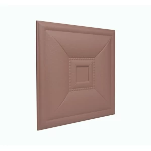 Мягкая стеновая панель Style 400х400 мм - Salmon