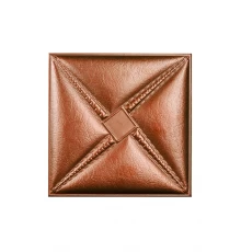 Мягкая стеновая панель из экокожи Stella - Bronze в Новосибирске