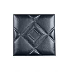 Мягкая стеновая панель из экокожи Luck - Platinum в Новосибирске