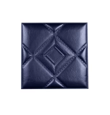 Мягкая стеновая панель из экокожи Luck - Navy в Новосибирске