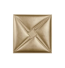 Мягкая стеновая панель из экокожи Stella - Champagne в Новосибирске