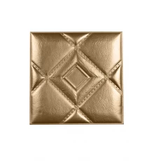 Мягкая стеновая панель из экокожи Luck - Champagne в Новосибирске