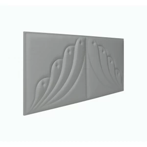 Мягкая стеновая панель Angel 300х600 мм - Gray