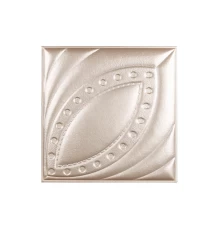 Мягкая стеновая панель из экокожи Petal 400х400 мм - Apricot в Новосибирске