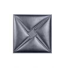 Мягкая стеновая панель из экокожи Stella - Platinum в Новосибирске