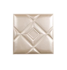 Мягкая стеновая панель из экокожи Luck - Apricot в Новосибирске