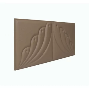 Мягкая стеновая панель Angel 300х600 мм - Coffee