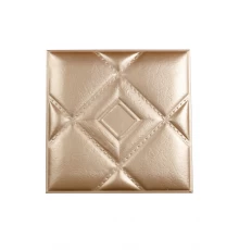 Мягкая стеновая панель из экокожи Luck - Gold в Новосибирске