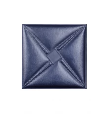 Мягкая стеновая панель из экокожи Stella - Navy в Новосибирске