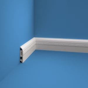 Плинтус под покраску PL080.16B (80*16*2000мм)