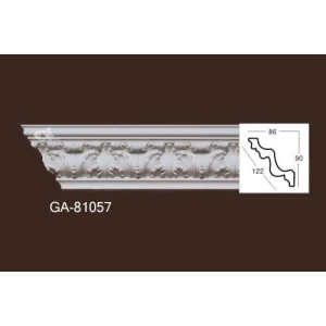Карниз из полиуретана гладкий 81057