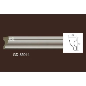 Молдинг без орнамента 85014