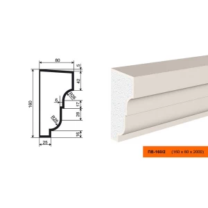 Подоконник ПВ-160/2 (ПС-108)