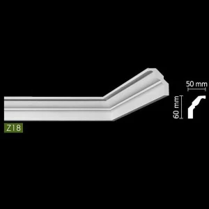Гладкий Потолочный гибкий профиль Z18