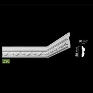 Гладкий Потолочный гибкий профиль Z30